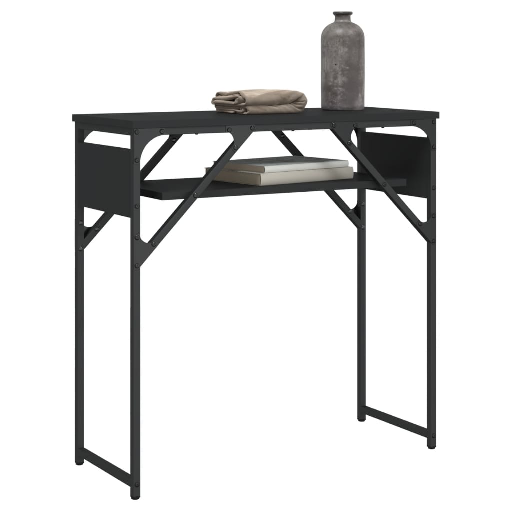 vidaXL Console Table with Shelf Behind Sofa Desk Furniture Engineered Wood-38