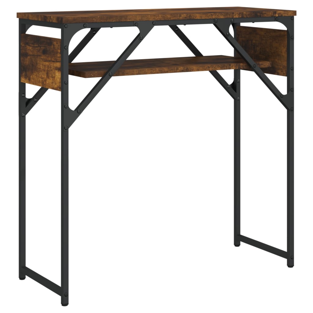 vidaXL Console Table with Shelf Behind Sofa Desk Furniture Engineered Wood-15