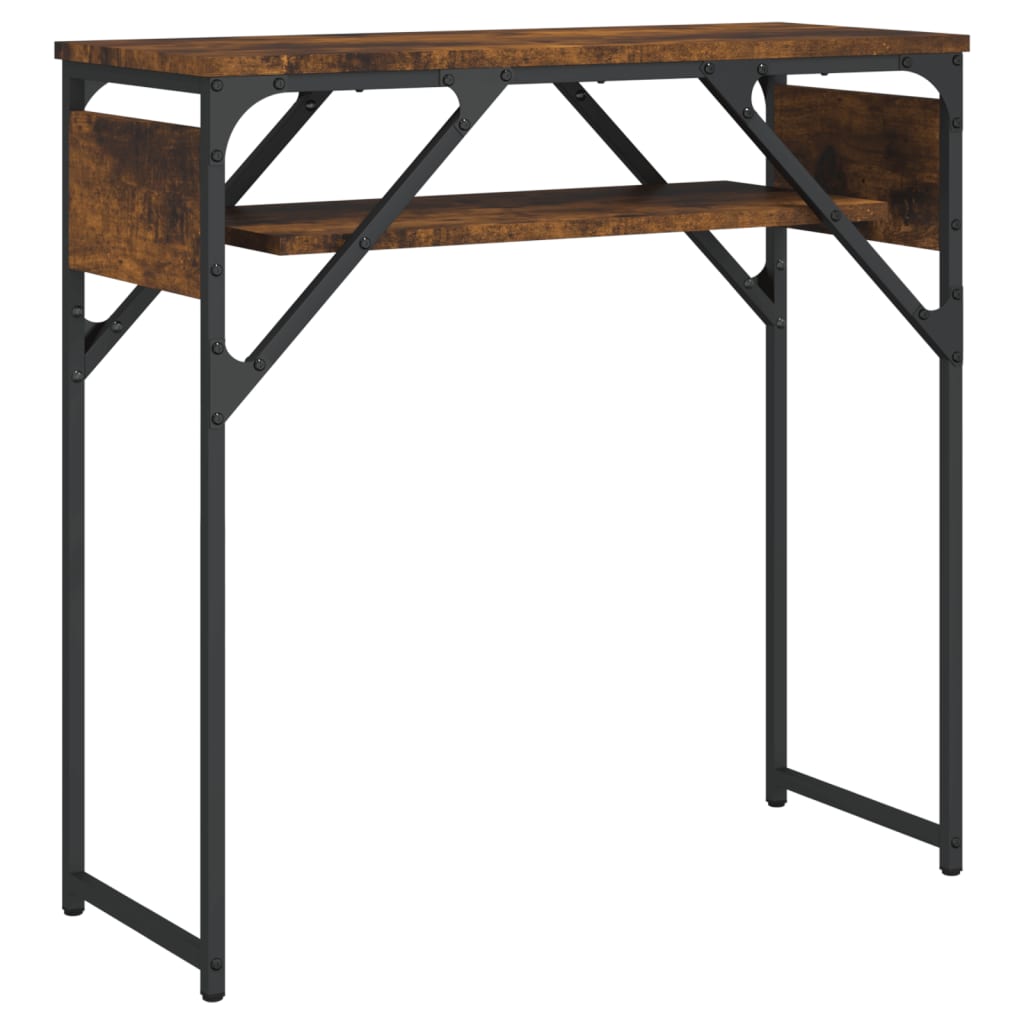 vidaXL Console Table with Shelf Behind Sofa Desk Furniture Engineered Wood-40
