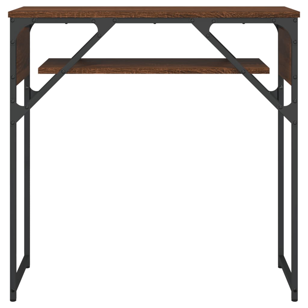 vidaXL Console Table with Shelf Behind Sofa Desk Furniture Engineered Wood-24