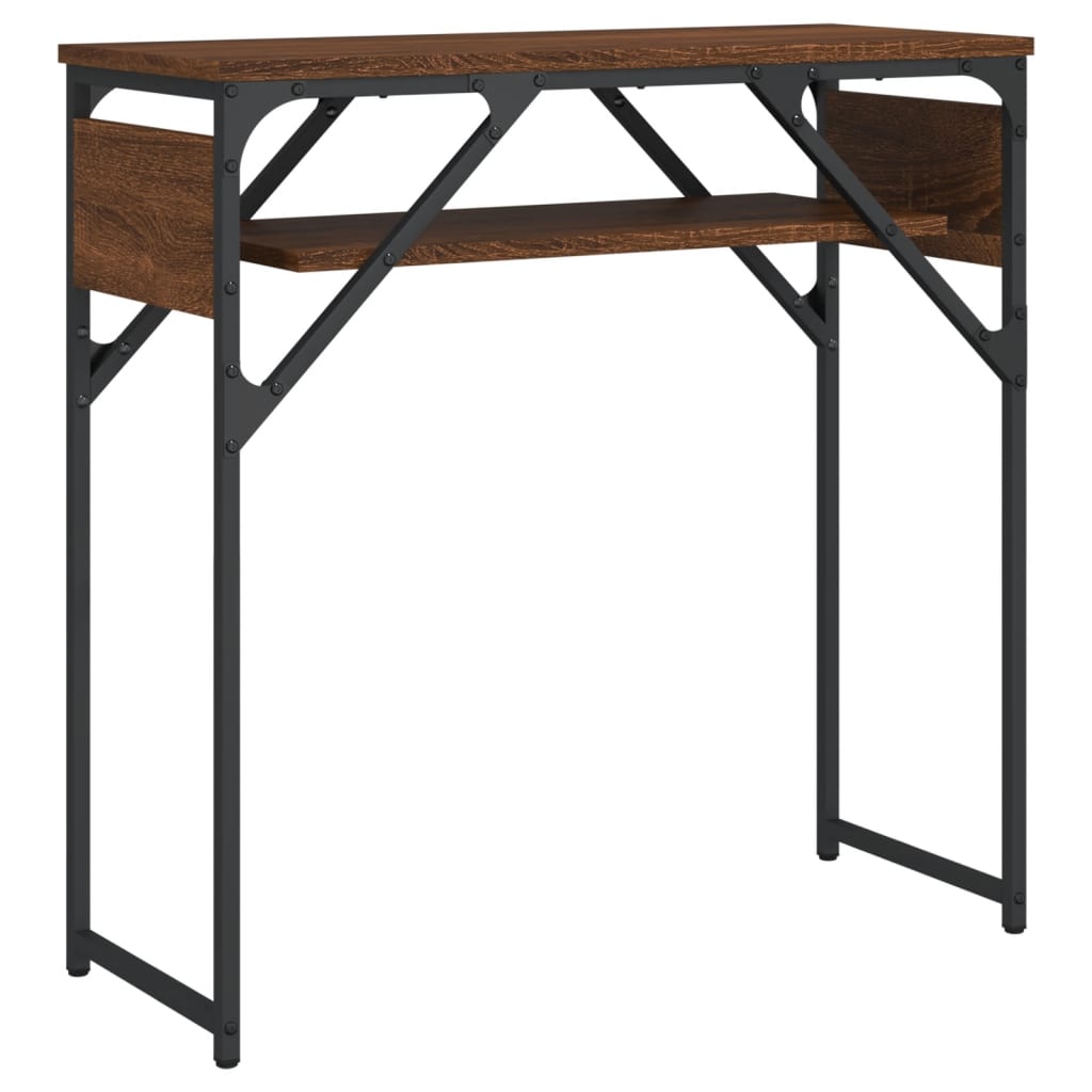 vidaXL Console Table with Shelf Behind Sofa Desk Furniture Engineered Wood-34