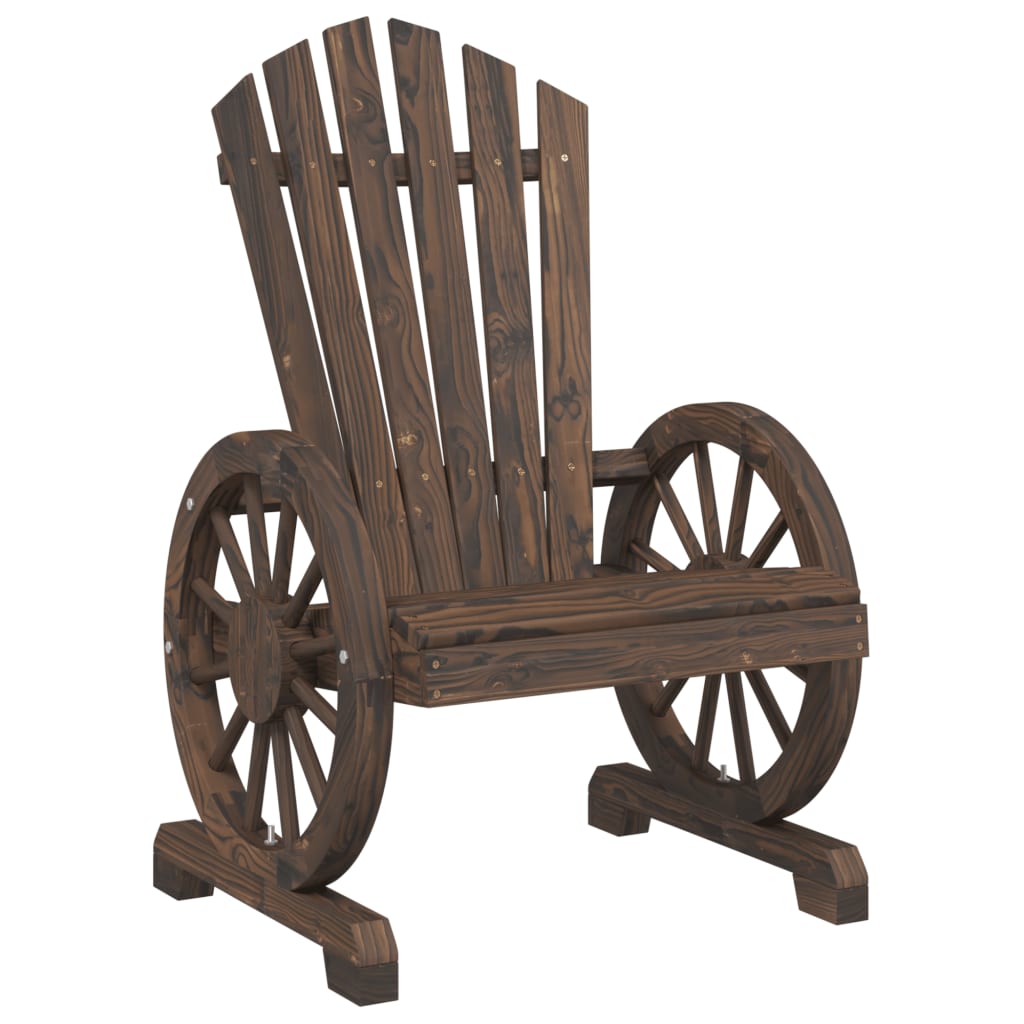 vidaXL Patio Adirondack Chairs 2 pcs Solid Wood Fir-4