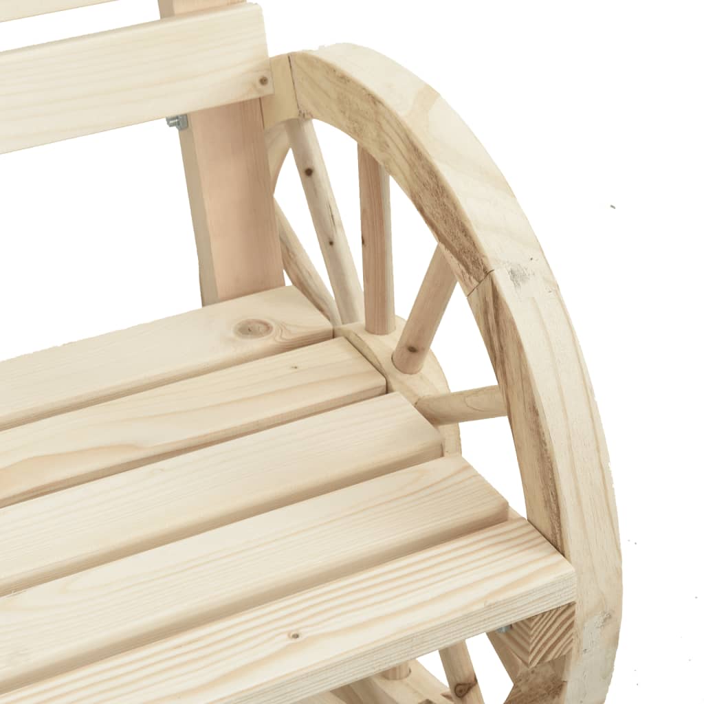 vidaXL Patio Chair 22.8"x22.8"x30.9" Solid Wood Fir-7