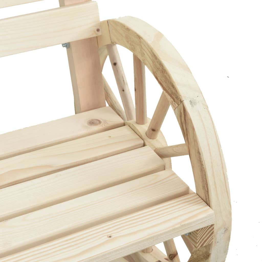 vidaXL Patio Chairs 2 pcs 22.8"x22.8"x30.9" Solid Wood Fir-8