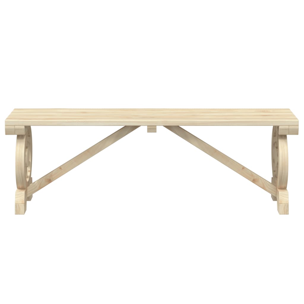 vidaXL Patio Bench 45.3" Solid Wood Fir-4