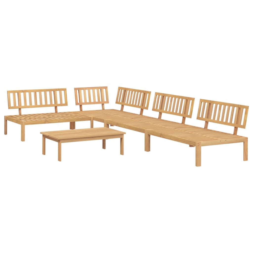 vidaXL 5 Piece Patio Pallet Sofa Set Solid Wood Acacia-1