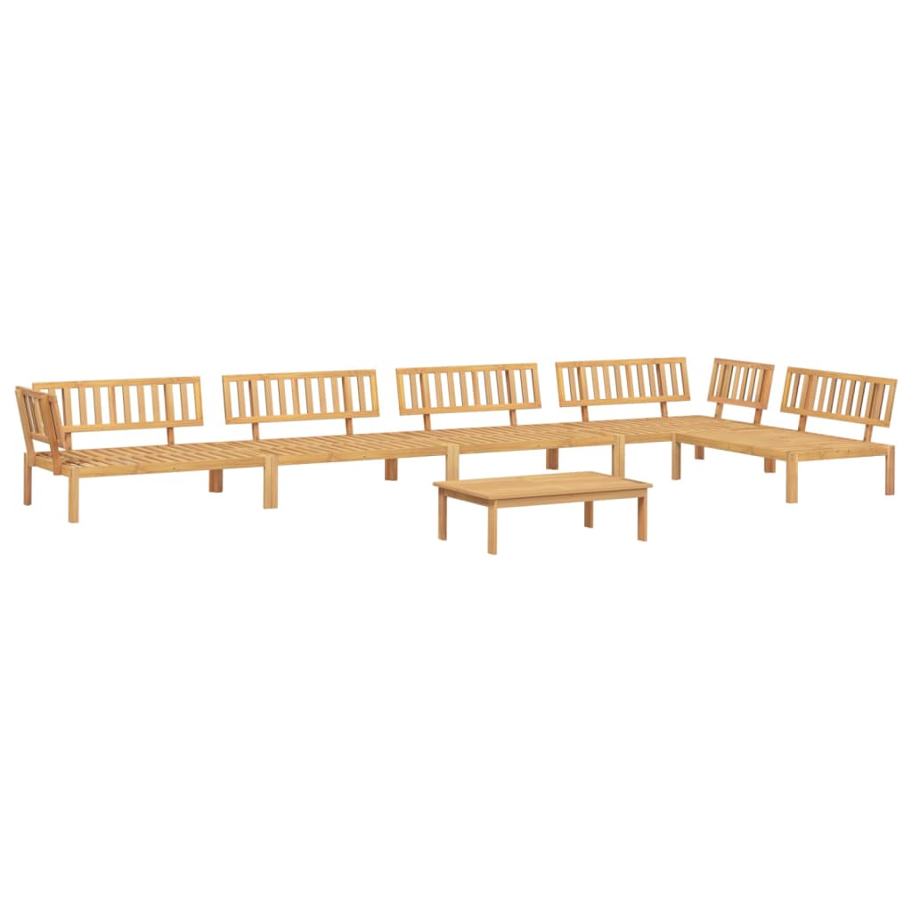 vidaXL 6 Piece Patio Pallet Sofa Set Solid Wood Acacia-1