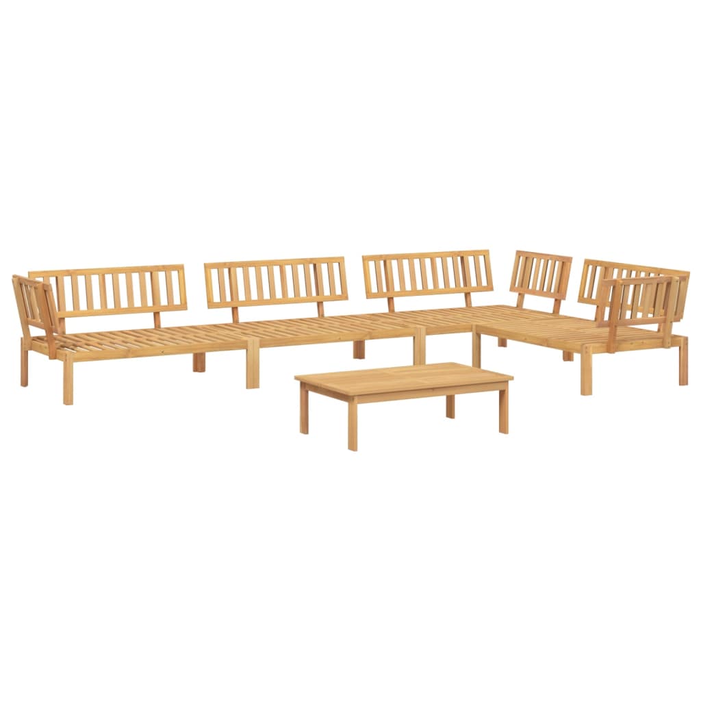 vidaXL 5 Piece Patio Pallet Sofa Set Solid Wood Acacia-1