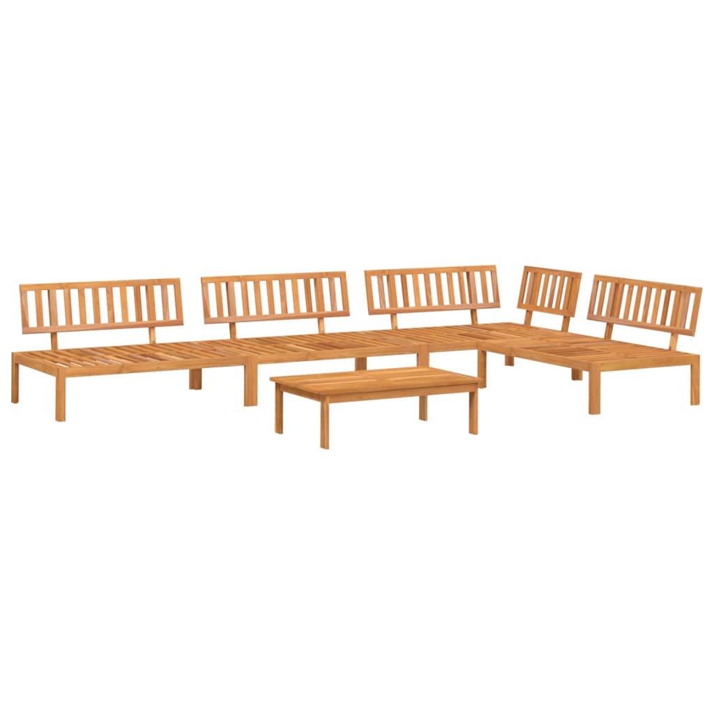 vidaXL 5 Piece Patio Pallet Sofa Set Solid Wood Acacia-1