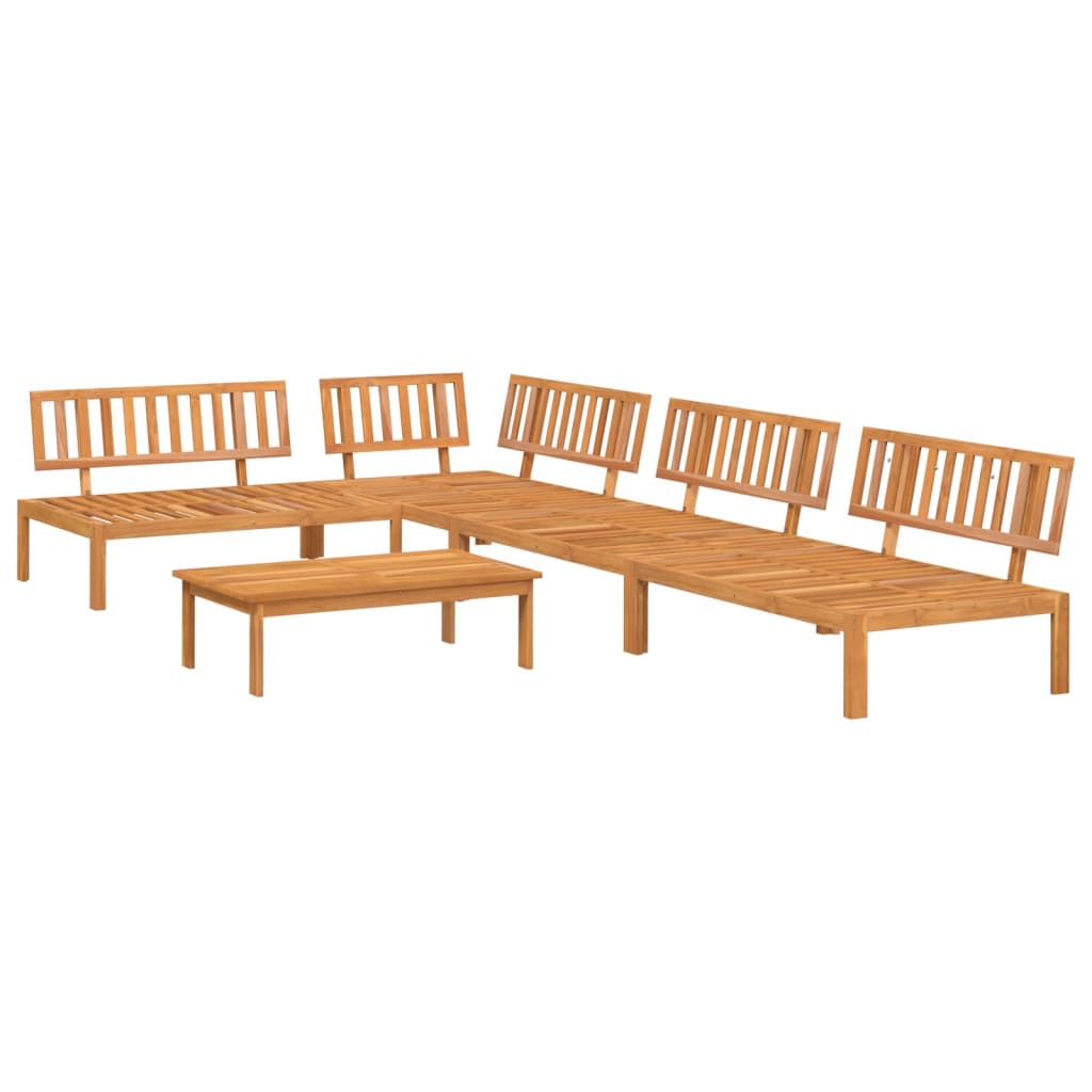 vidaXL 5 Piece Patio Pallet Sofa Set Solid Wood Acacia-1