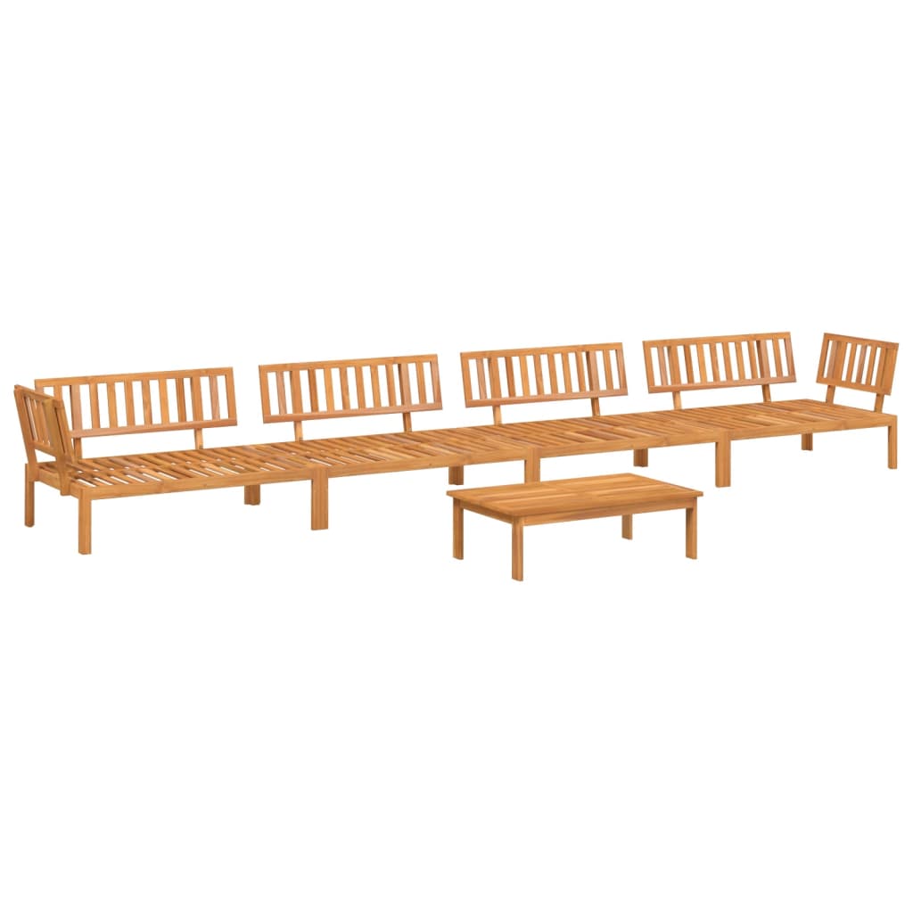 vidaXL 5 Piece Patio Pallet Sofa Set Solid Wood Acacia-1