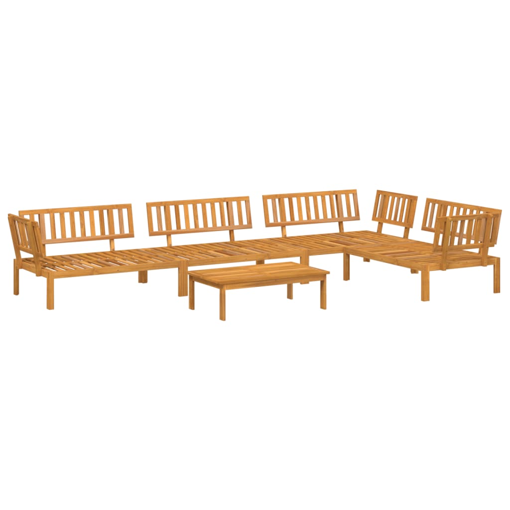 vidaXL 5 Piece Patio Pallet Sofa Set Solid Wood Acacia-1