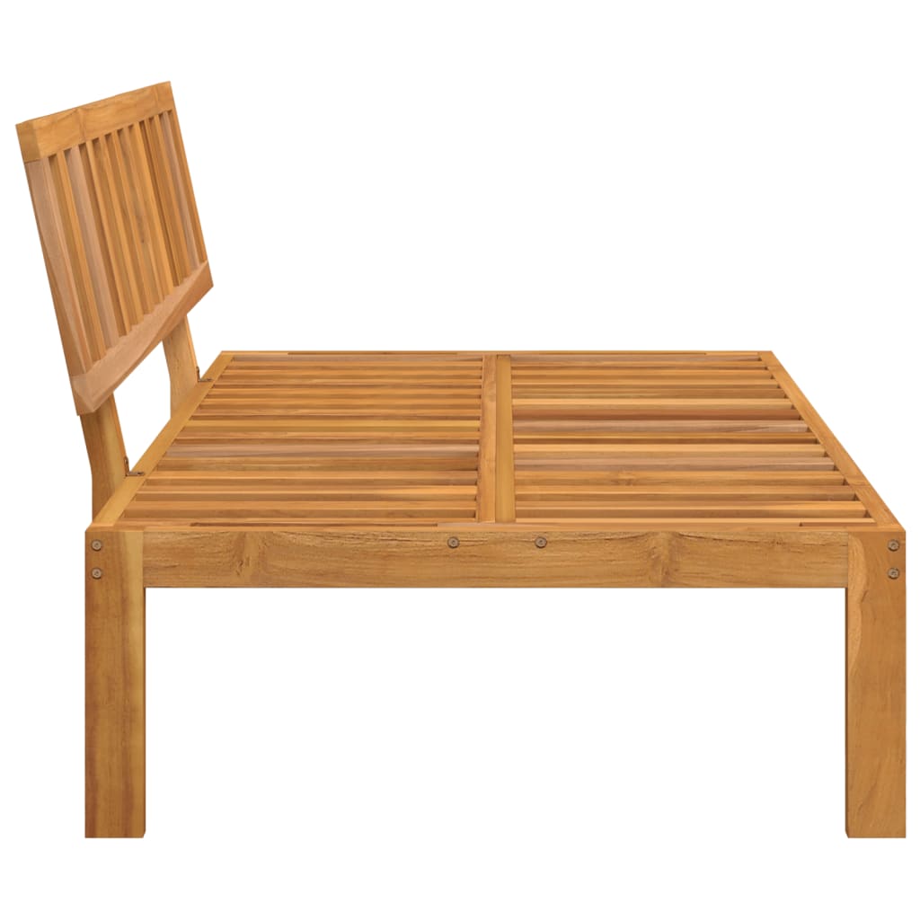 vidaXL Patio Pallet Middle Sofa Solid Wood Acacia-3