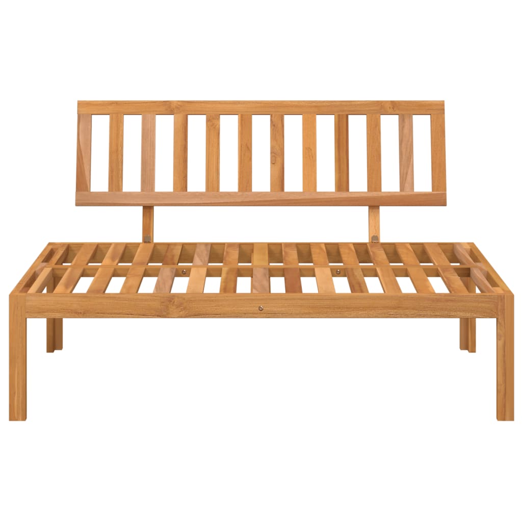 vidaXL Patio Pallet Middle Sofa Solid Wood Acacia-4