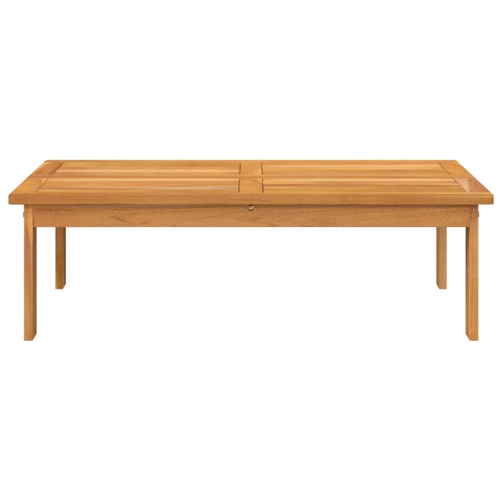 vidaXL Patio Table 39.4"x23.6"x11.8" Solid Wood Acacia-2