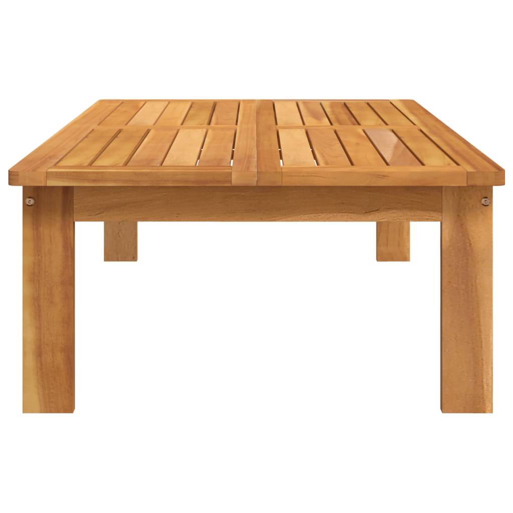 vidaXL Patio Table 39.4"x23.6"x11.8" Solid Wood Acacia-3