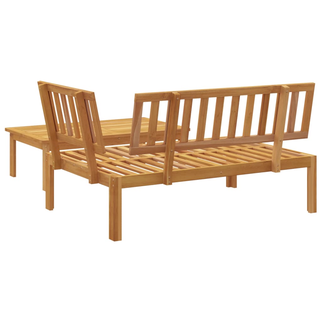 vidaXL Patio Pallet Sofa Set 2 pcs Solid Wood Acacia-4