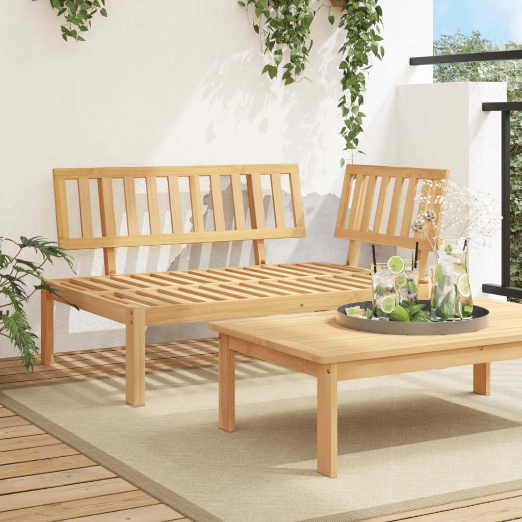 vidaXL Patio Pallet Corner Sofa Solid Wood Acacia-0