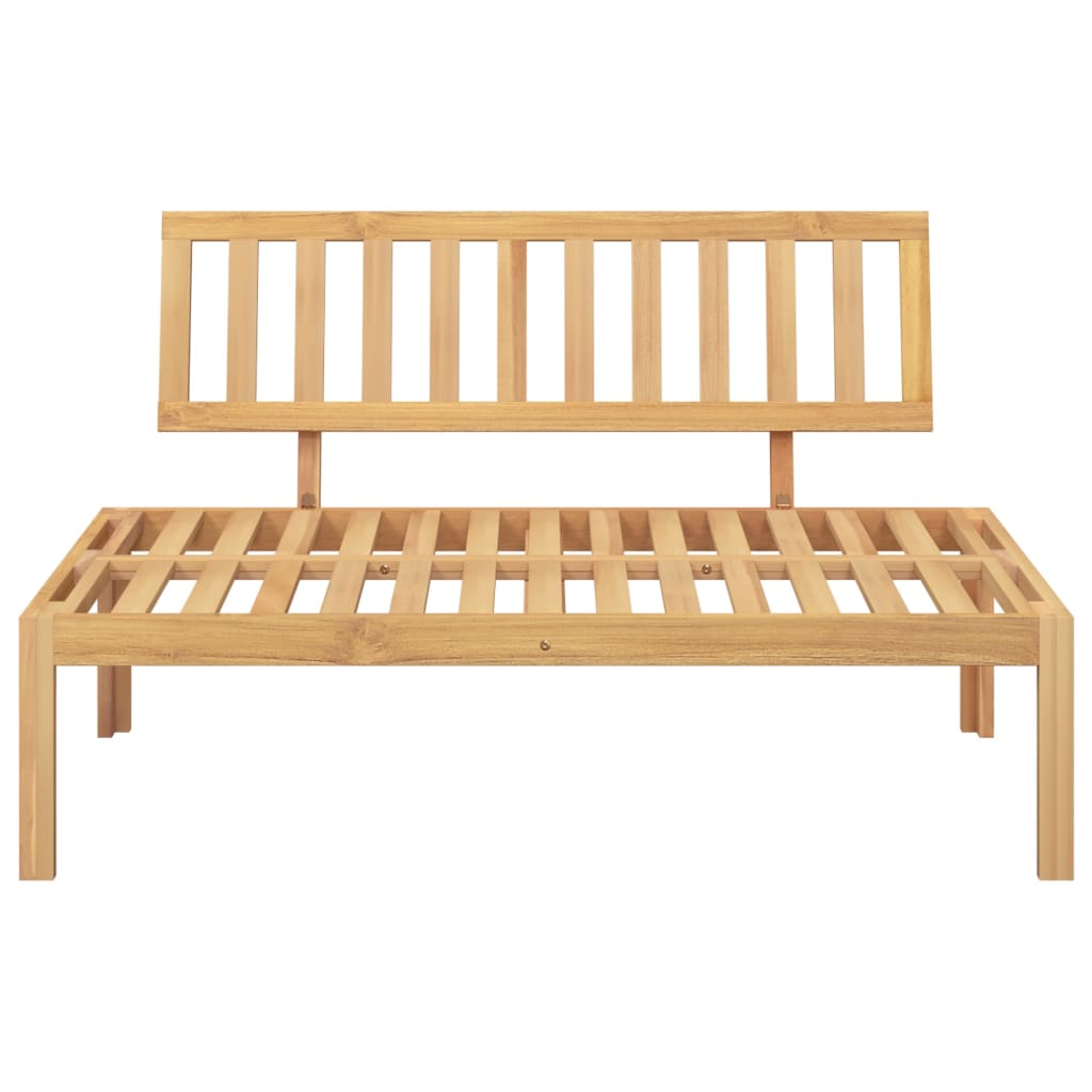 vidaXL Patio Pallet Middle Sofa Solid Wood Acacia-2