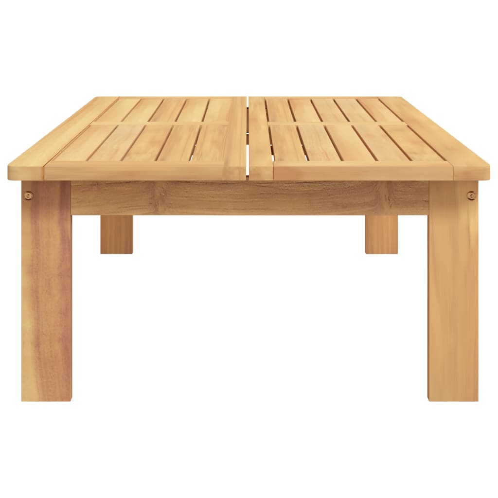 vidaXL Patio Table 39.4"x23.6"x11.8" Solid Wood Acacia-3