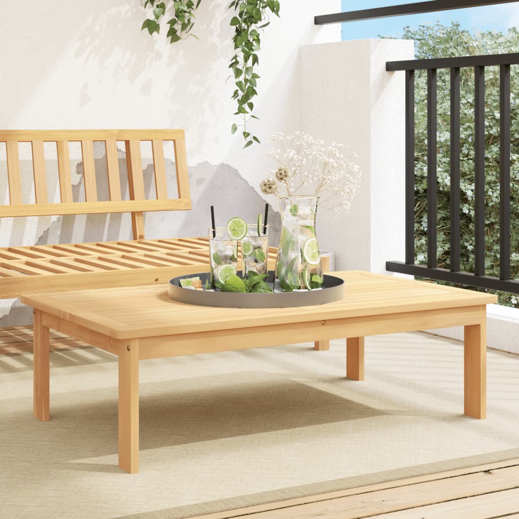 vidaXL Patio Table 39.4"x23.6"x11.8" Solid Wood Acacia-0