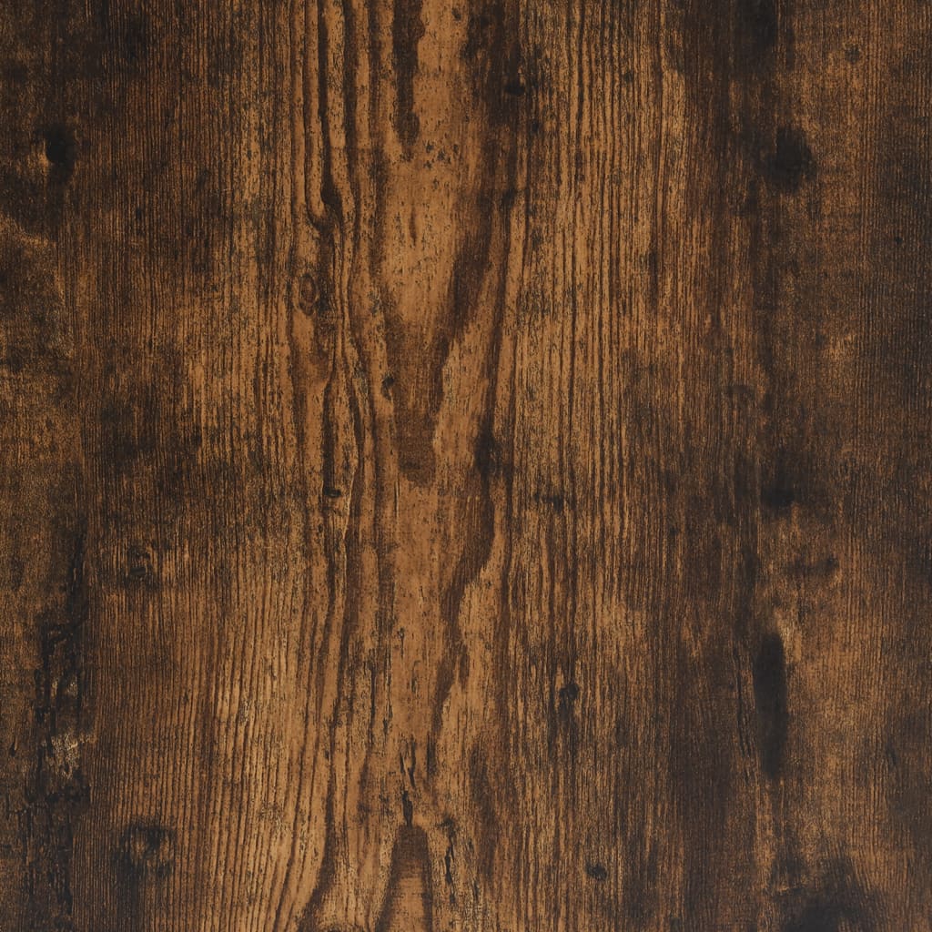 vidaXL Coffee Table Smoked Oak 15.7"x15.7"x17.7" Engineered Wood-7