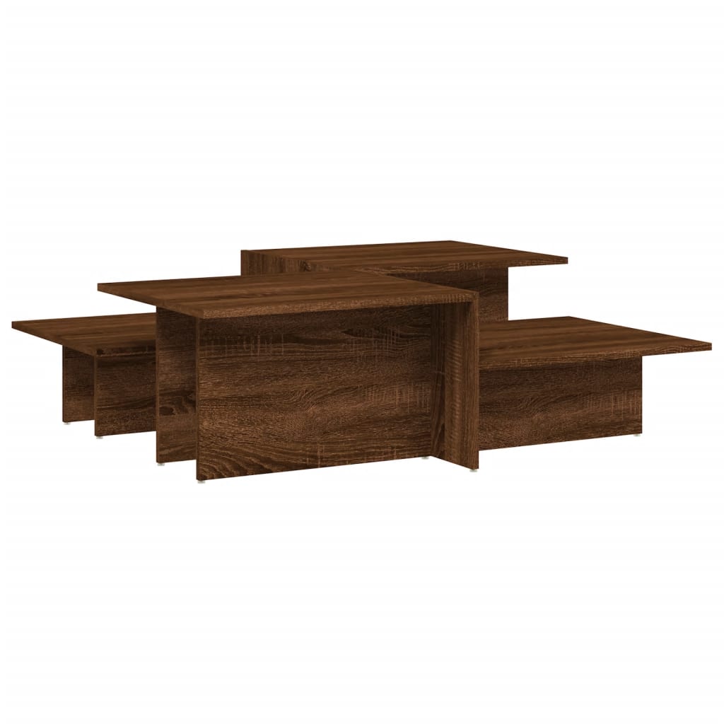 vidaXL Coffee Table Accent End Side Sofa Table for Living Room Engineered Wood-55