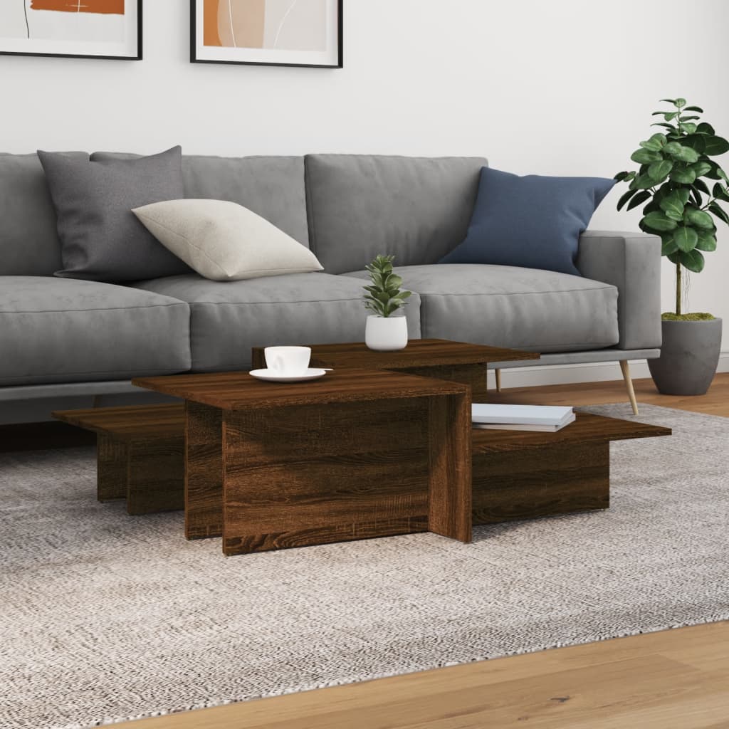 vidaXL Coffee Table Accent End Side Sofa Table for Living Room Engineered Wood-61