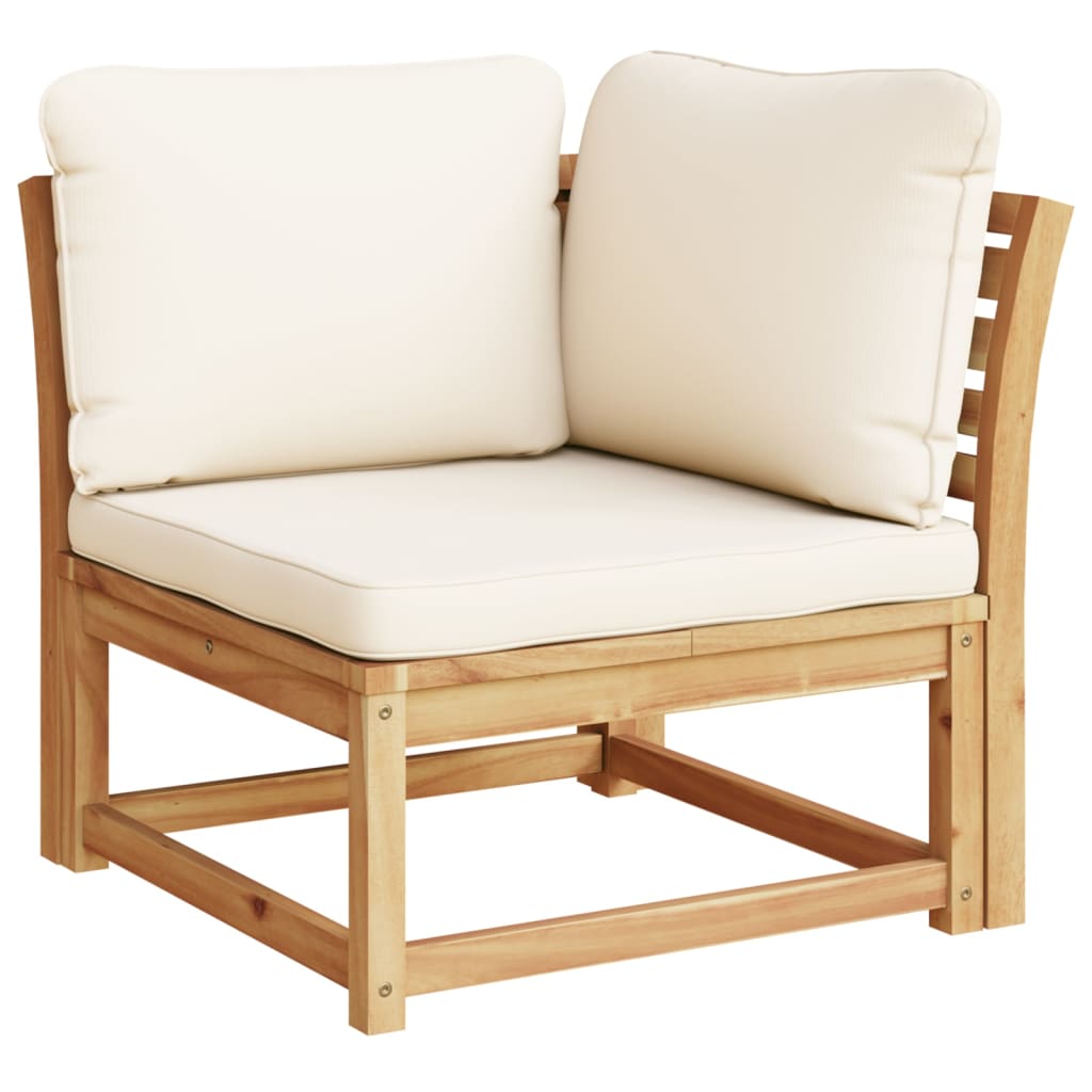 vidaXL 10 Piece Patio Lounge Set with Cushions Solid Wood Acacia-2