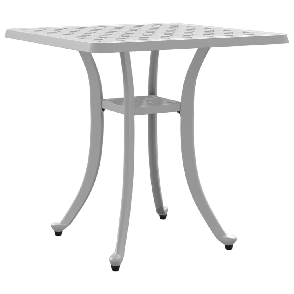 vidaXL Patio Table Garden Outdoor Balcony Backyard Furniture Cast Aluminum-0