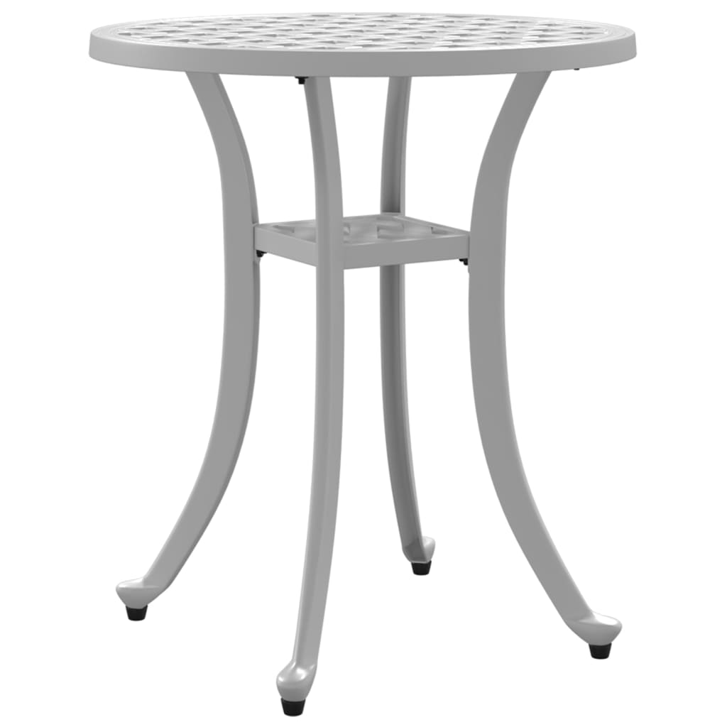 vidaXL Patio Table Garden Outdoor Balcony Backyard Furniture Cast Aluminum-0