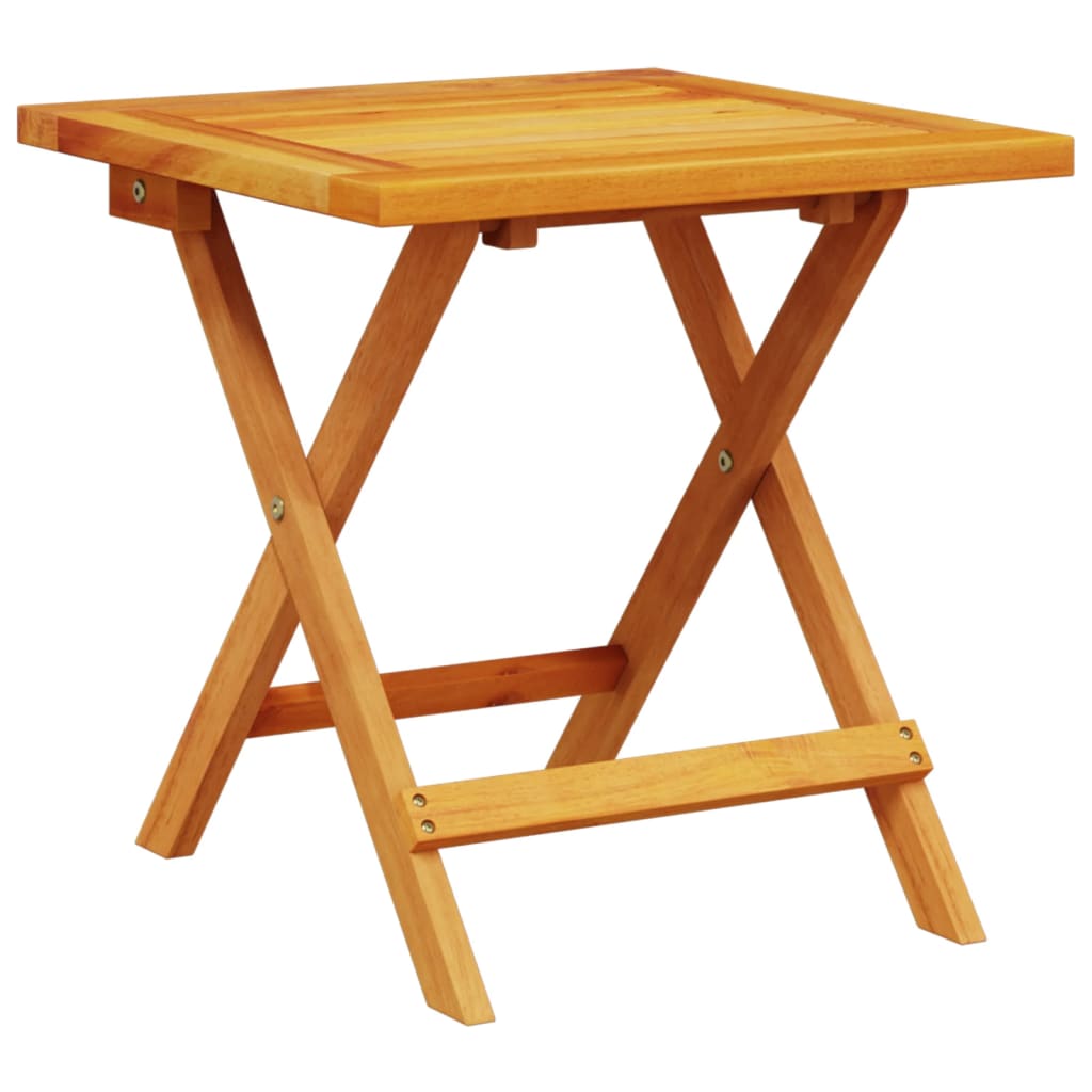 vidaXL Patio Side Table 15.7"x15.7"x15.7" Solid Wood Acacia-1