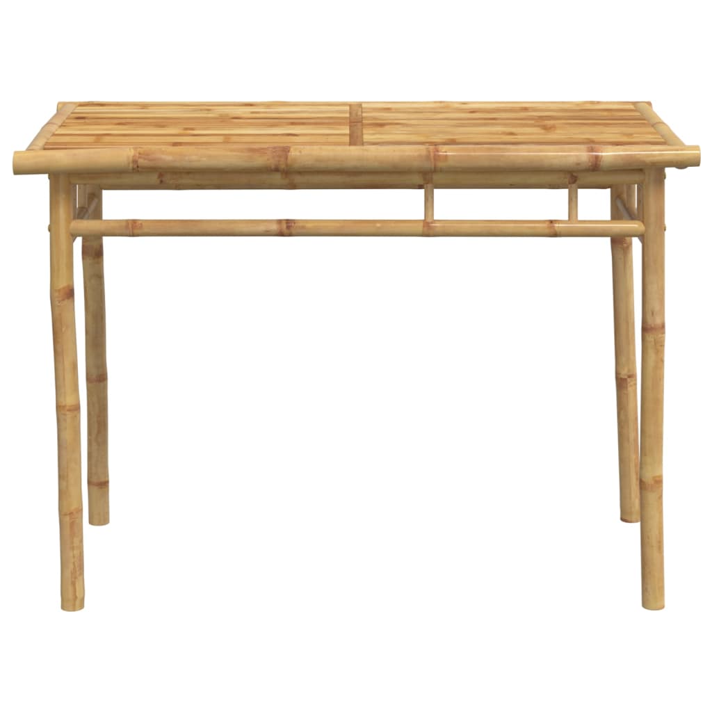 vidaXL Patio Dining Table 43.3"x21.7"x29.5" Bamboo-3