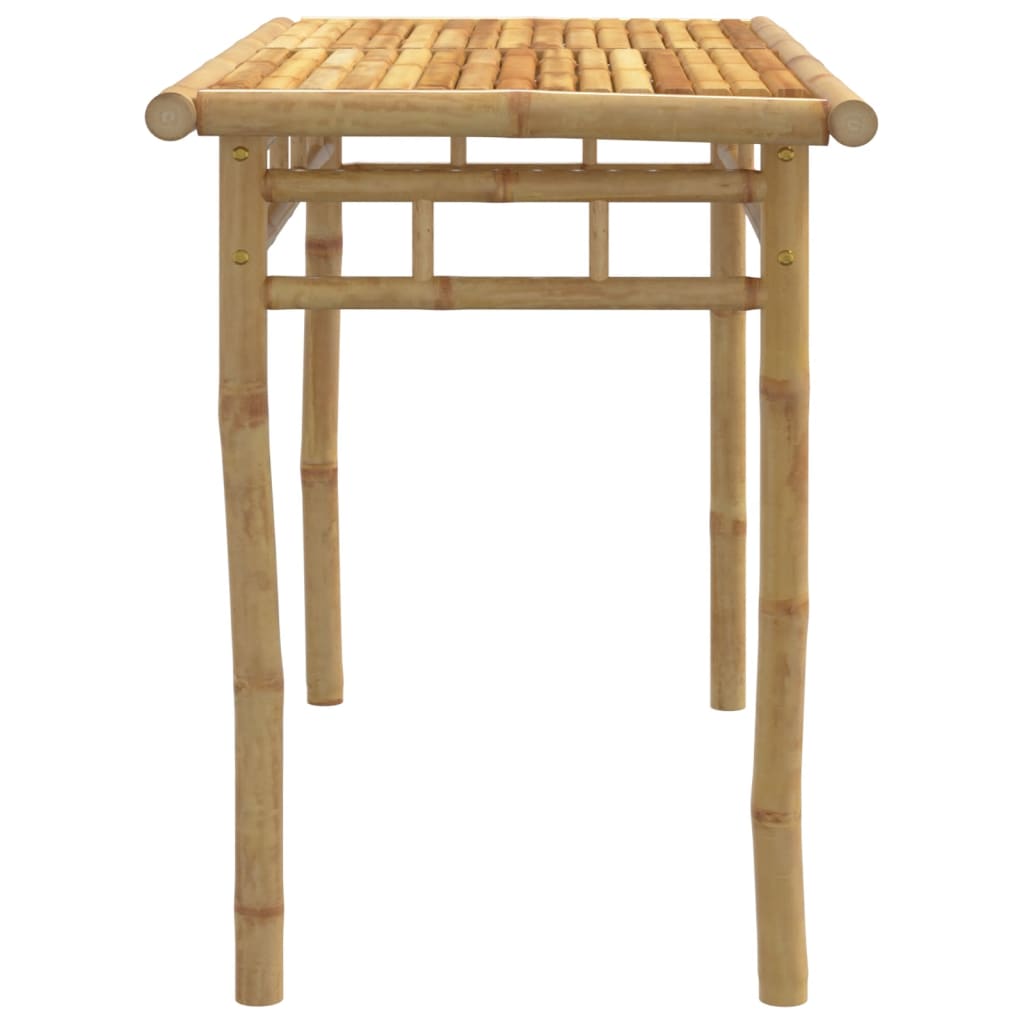 vidaXL Patio Dining Table 43.3"x21.7"x29.5" Bamboo-4