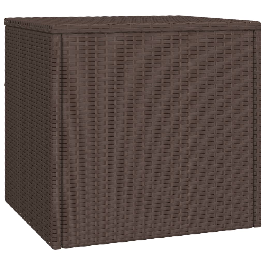 vidaXL Patio Side Tables 3 pcs Brown Poly Rattan-2