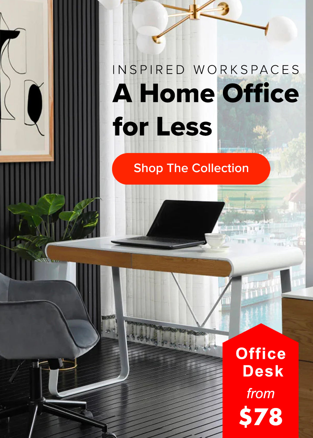 Inspired Workspaces - A Home Office for Less