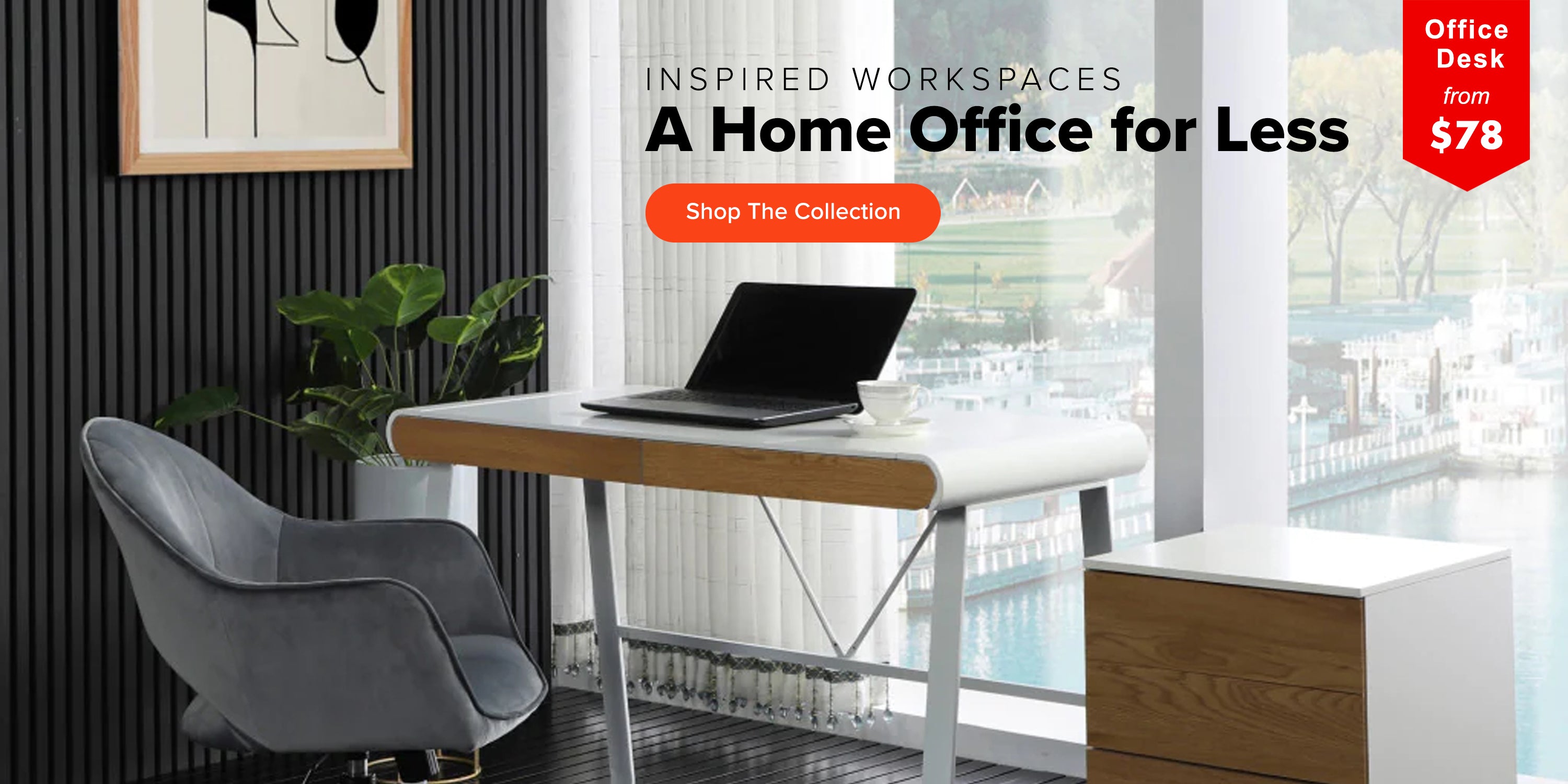 Inspired Workspaces - A Home Office for Less