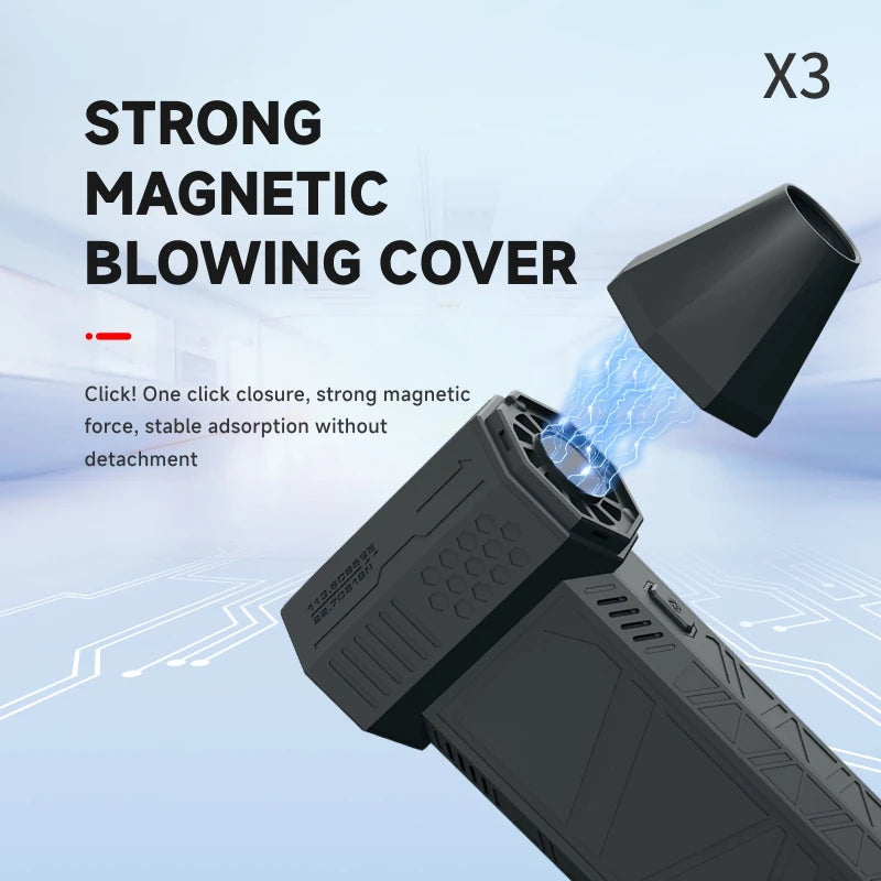 SnowBlast™ - Compact Snow Blower - Mini Turbo Jet Fan Handheld Brushless Motor 130,000 RPM