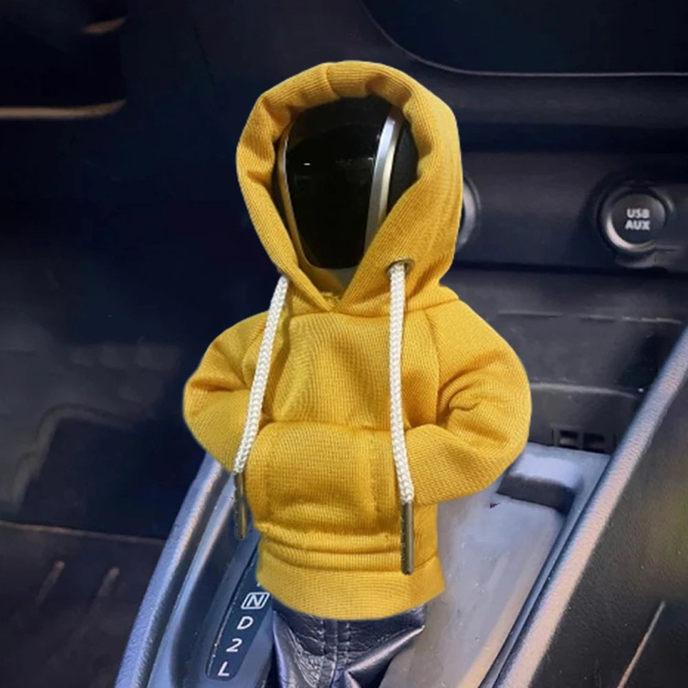 Universal Car Gear Shift Hoodie - Cute Mini Cover for Car Shifter