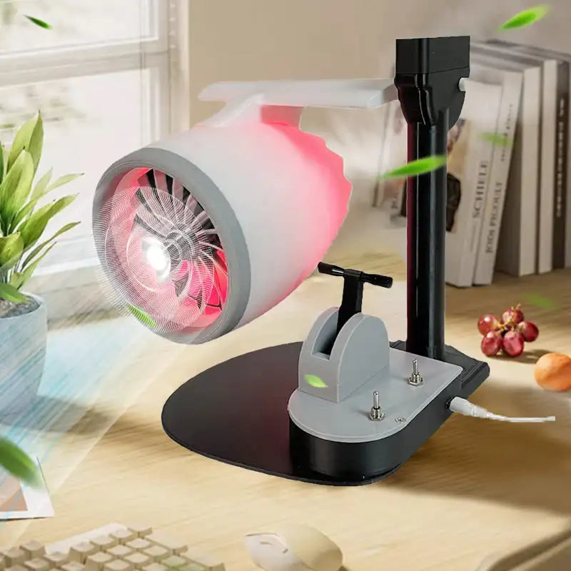 Creative Turbo Desktop Fan - Jet Engine Model with Red Light ...