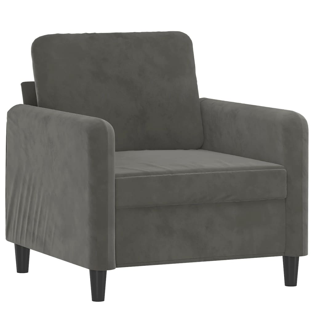 Sofa Chair Living Room Accent Upholstered Chair with Armrest Velvet