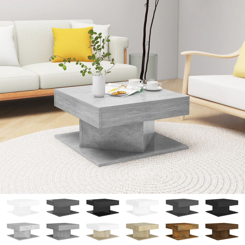 vidaXL Coffee Table Accent Sofa Side Table for Living Room Engineered Wood-14