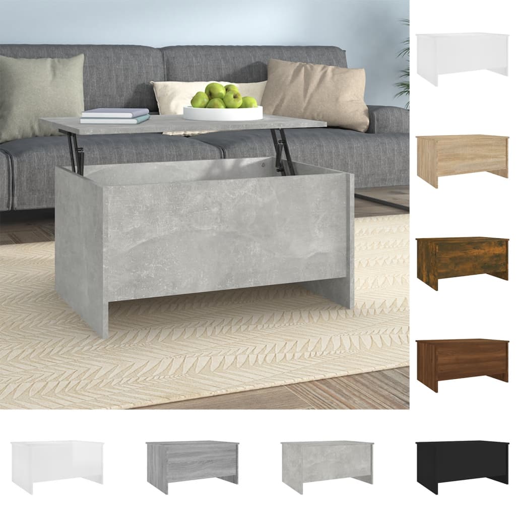 vidaXL Coffee Table Lift Top End Table Accent Side Sofa Table Engineered Wood-30