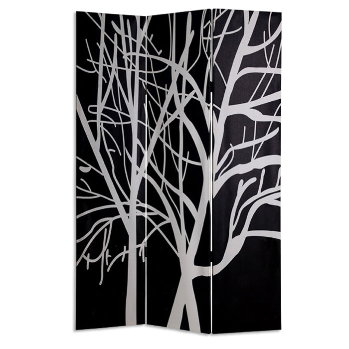 48" X 72" Multi Color Wood Canvas Tranquillity  Screen