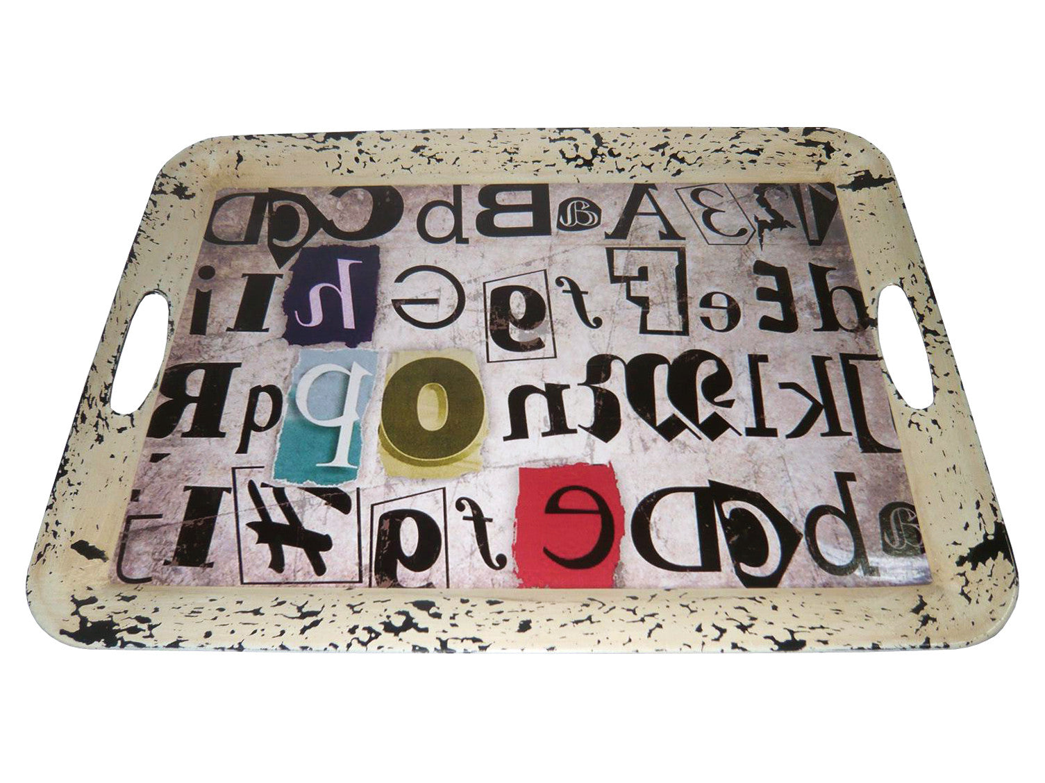 1 X 20 X 15 Multi Color Metal  Inspiration Tray