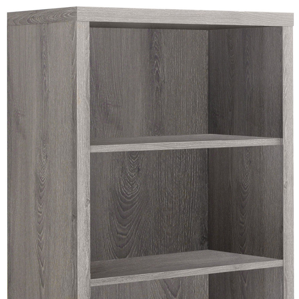 48" Brown Wood Bookcase