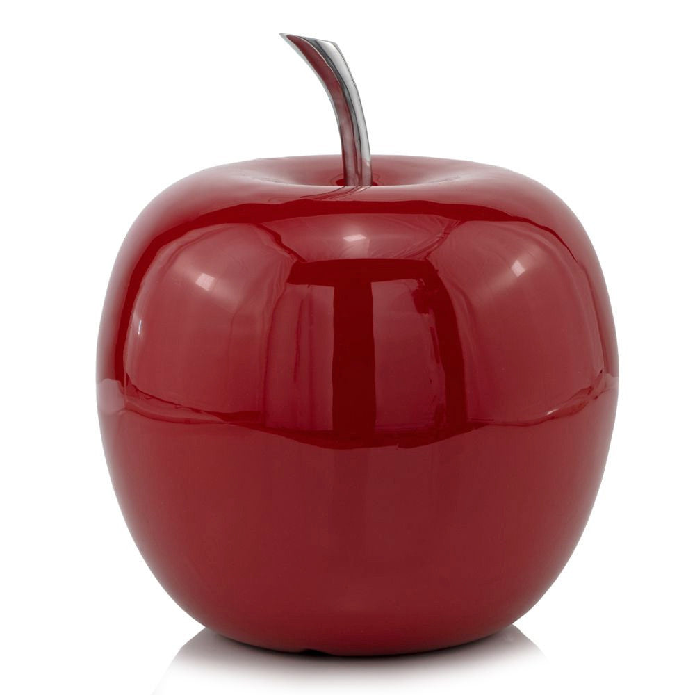 Buffed Red Extra Large Apple Sculpture