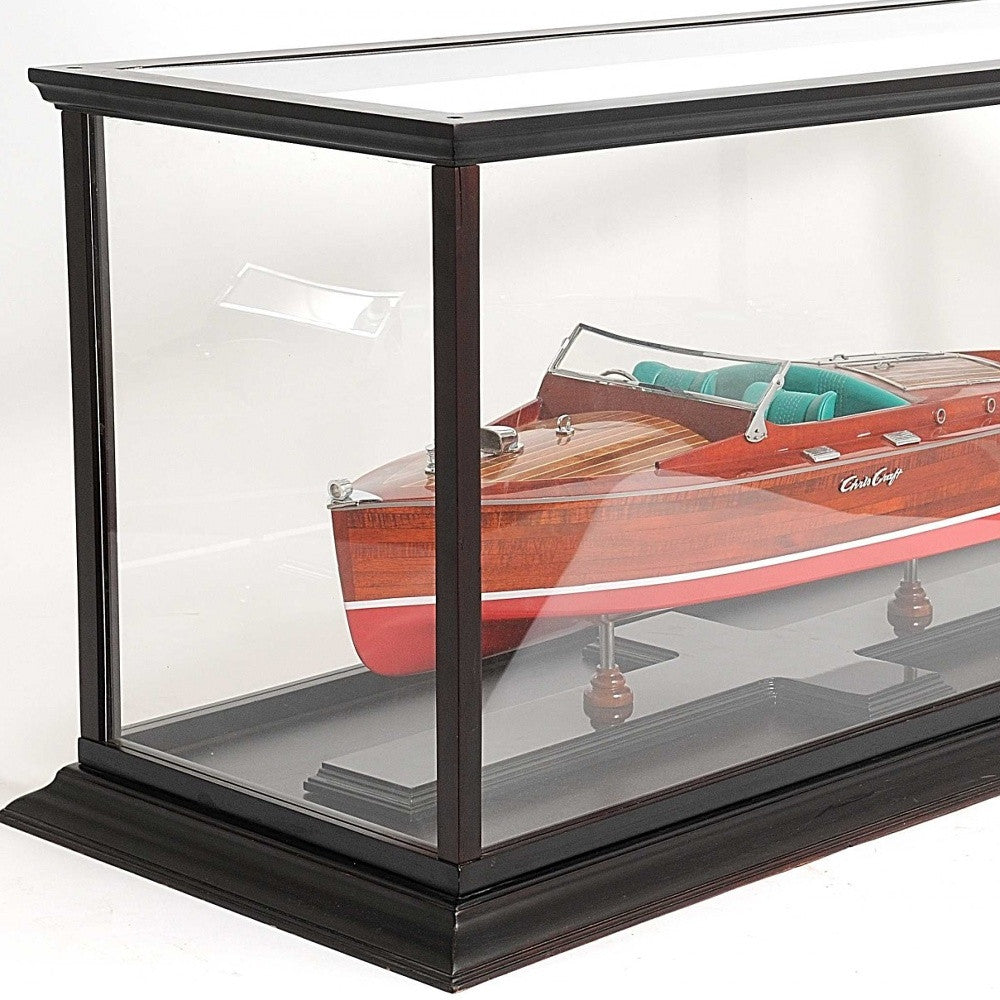 14" X 37.5" X 15" Display Case For Speed Boat