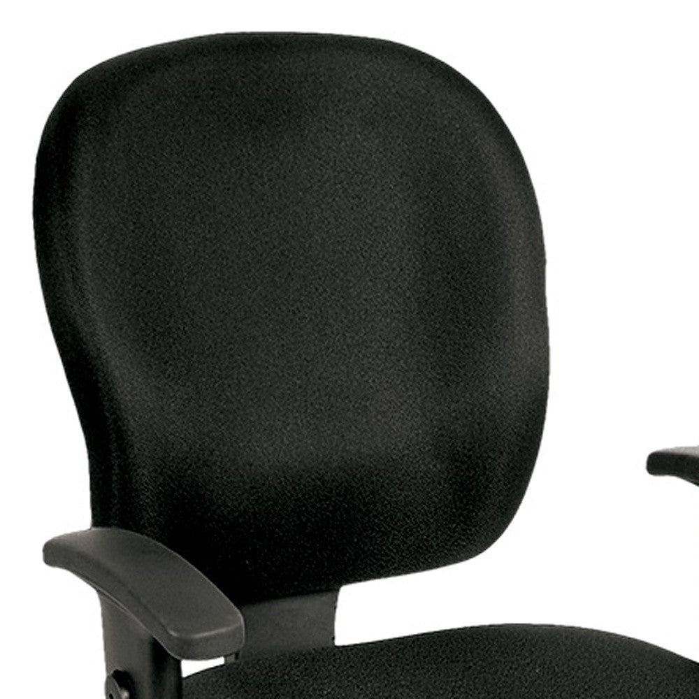 Charcoal Adjustable Swivel Fabric Rolling Office Chair