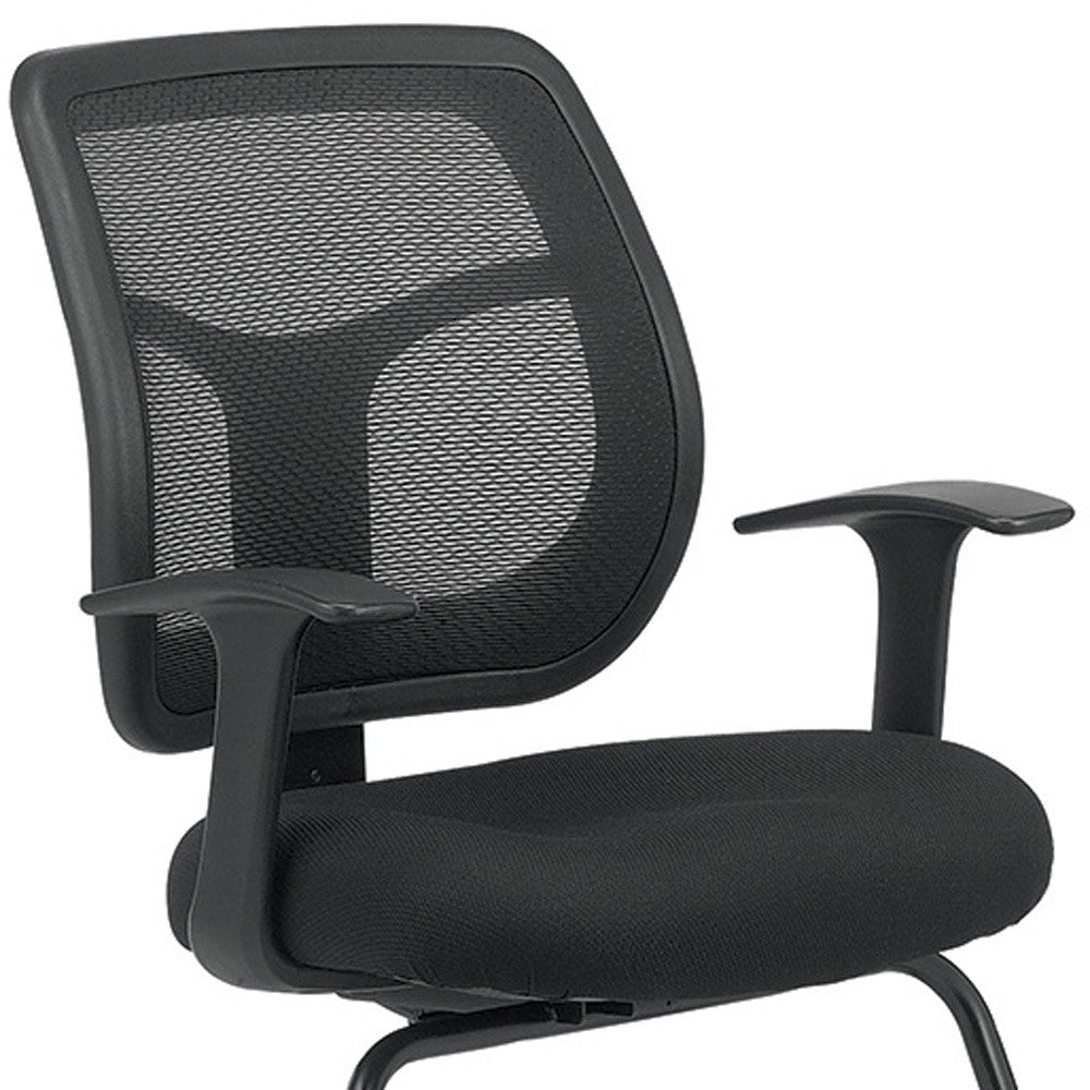 Black Swivel Mesh Office Chair